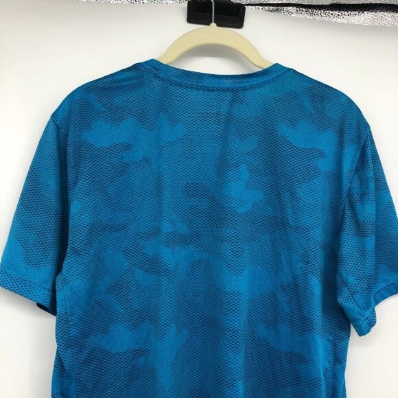 Nike Men's Blue Dri-Fit Digital Camo Short  Sleeve Athletic T-Shirt size M - Picture 10 of 13